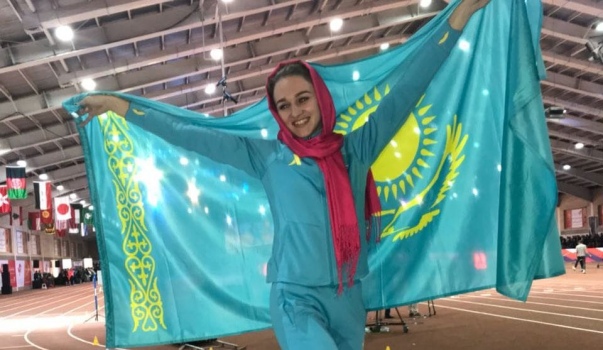 Elina won gold at the Asian Athletics Championships in Tehran